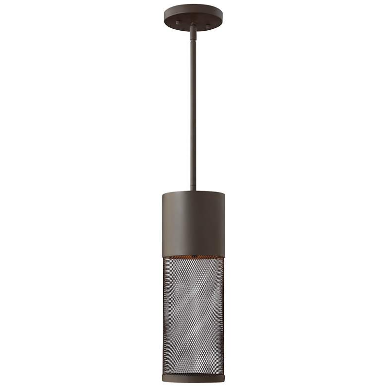 Image 1 Aria 15 3/4 inch High Buckeye Bronze LED Outdoor Hanging Light