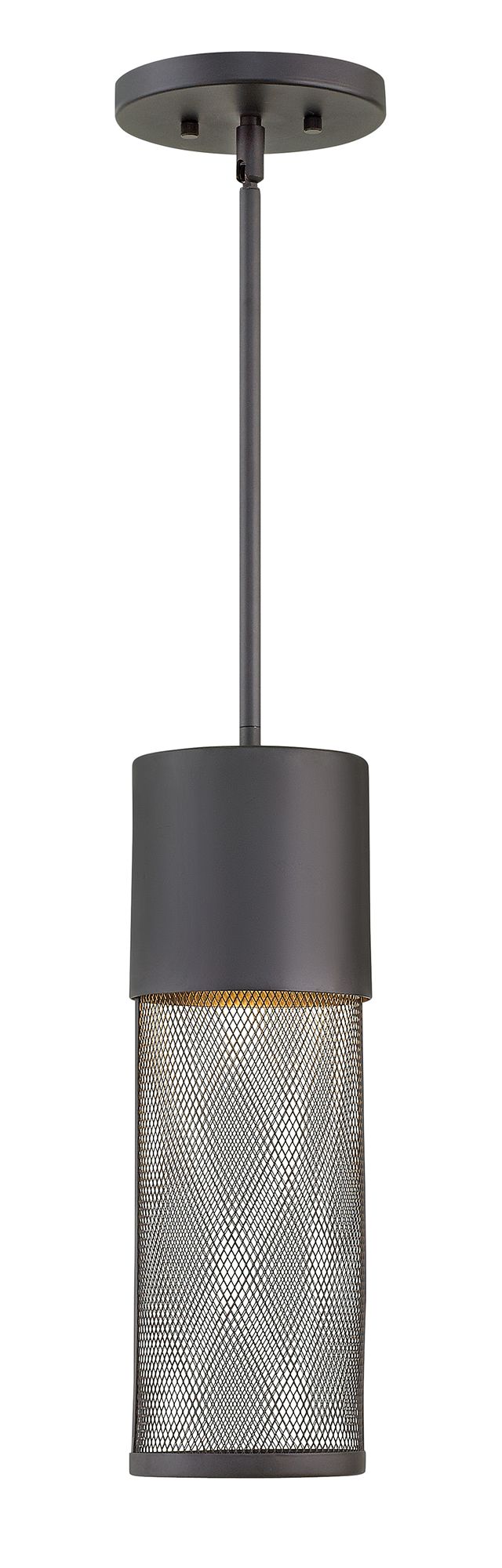 Image 2 Aria 15 3/4"H Black Cylindrical LED Outdoor Hanging Light more views