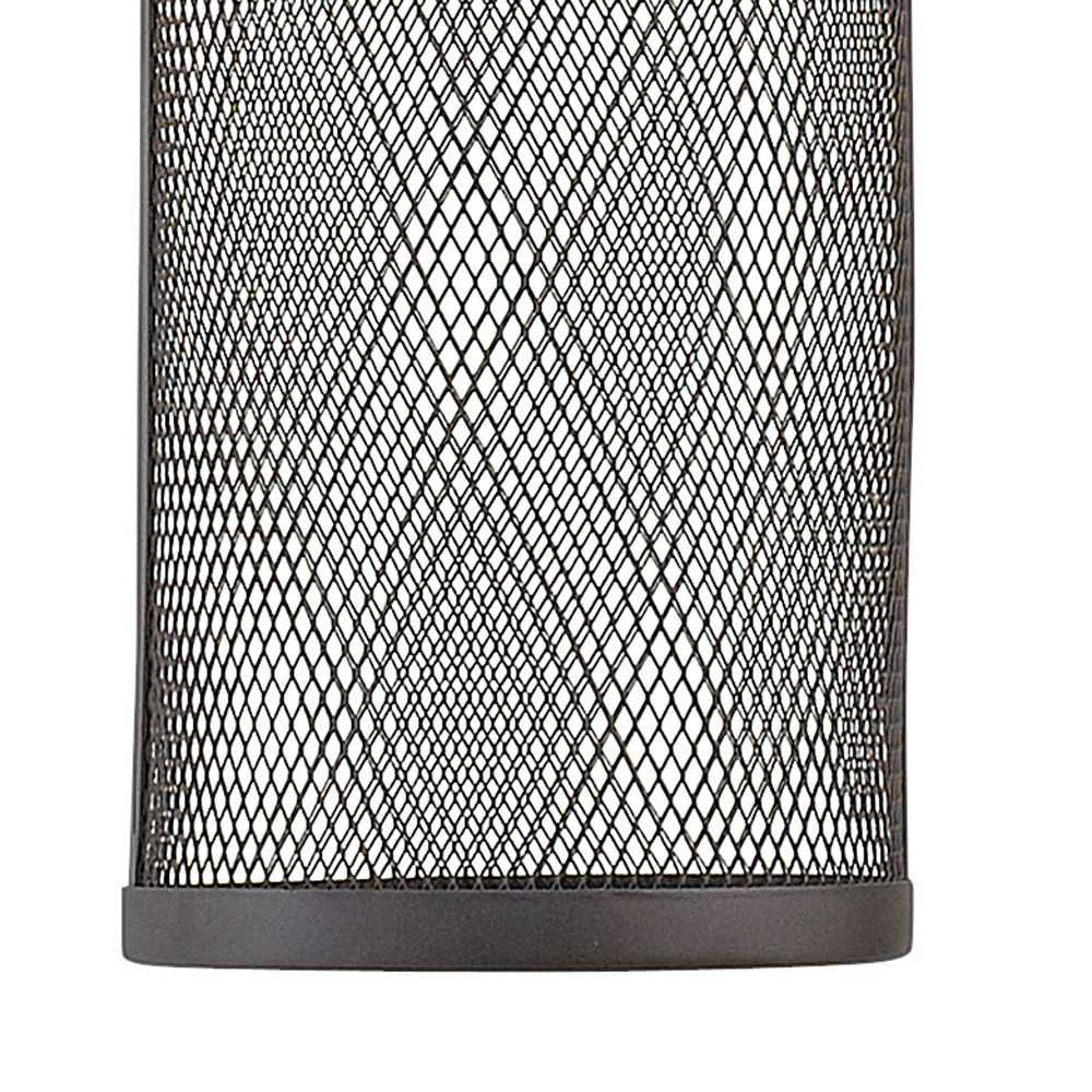 Image 5 Aria 15 3/4"H Black Cylindrical LED Outdoor Hanging Light more views