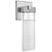 Aria 15" High Satin Aluminum LED Pocket Outdoor Wall Light