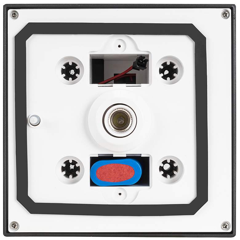 Image 4 Aria 17 1/2" High Black Dusk to Dawn Solar LED Wall Light more views
