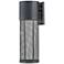 Aria 21 3/4"H Black and Steel Mesh LED Outdoor Wall Light