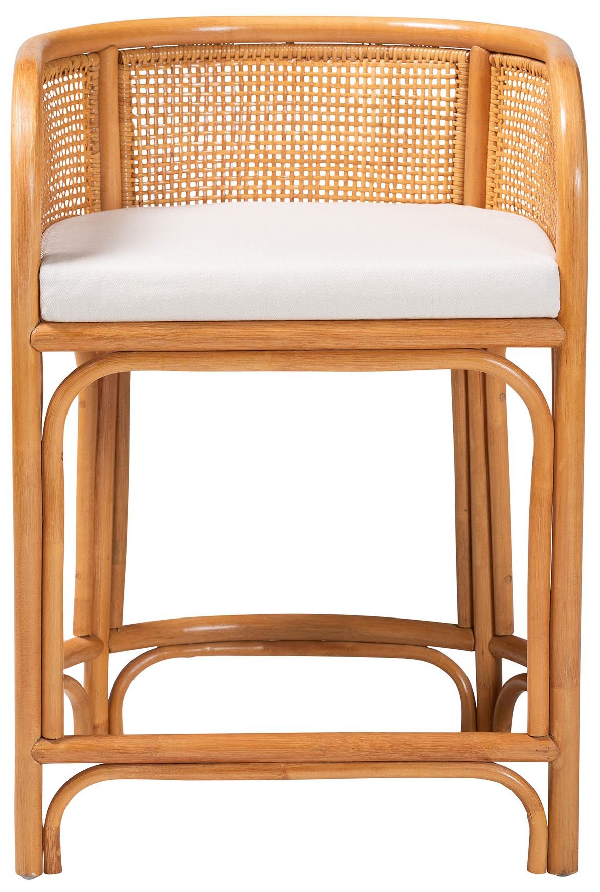 Image 3 Aria 22 1/2" Natural Rattan Counter Stool more views