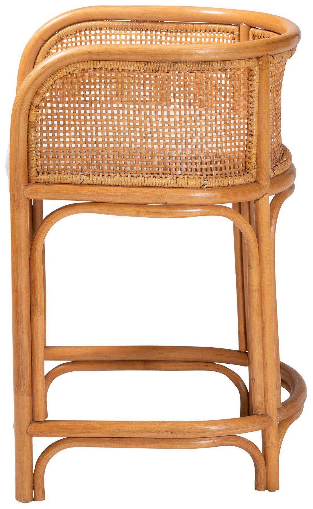 Image 4 Aria 22 1/2" Natural Rattan Counter Stool more views