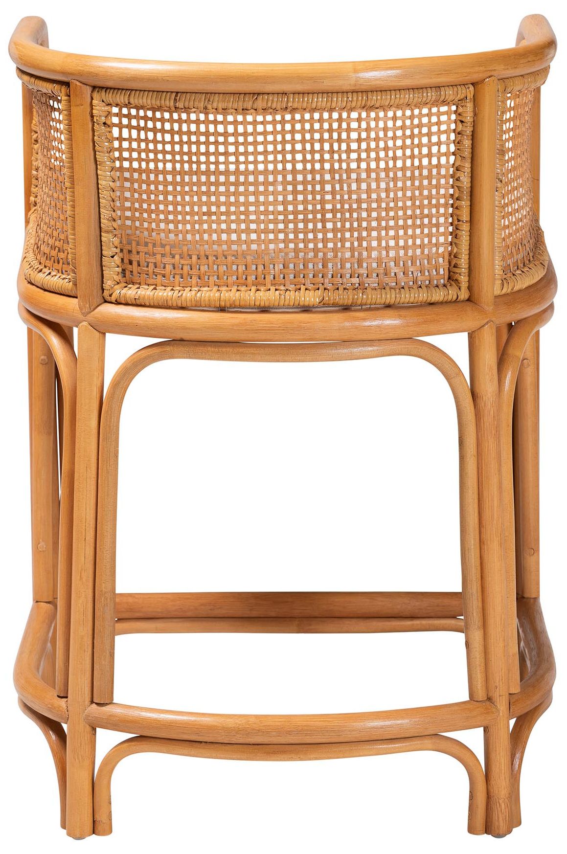 Image 5 Aria 22 1/2" Natural Rattan Counter Stool more views
