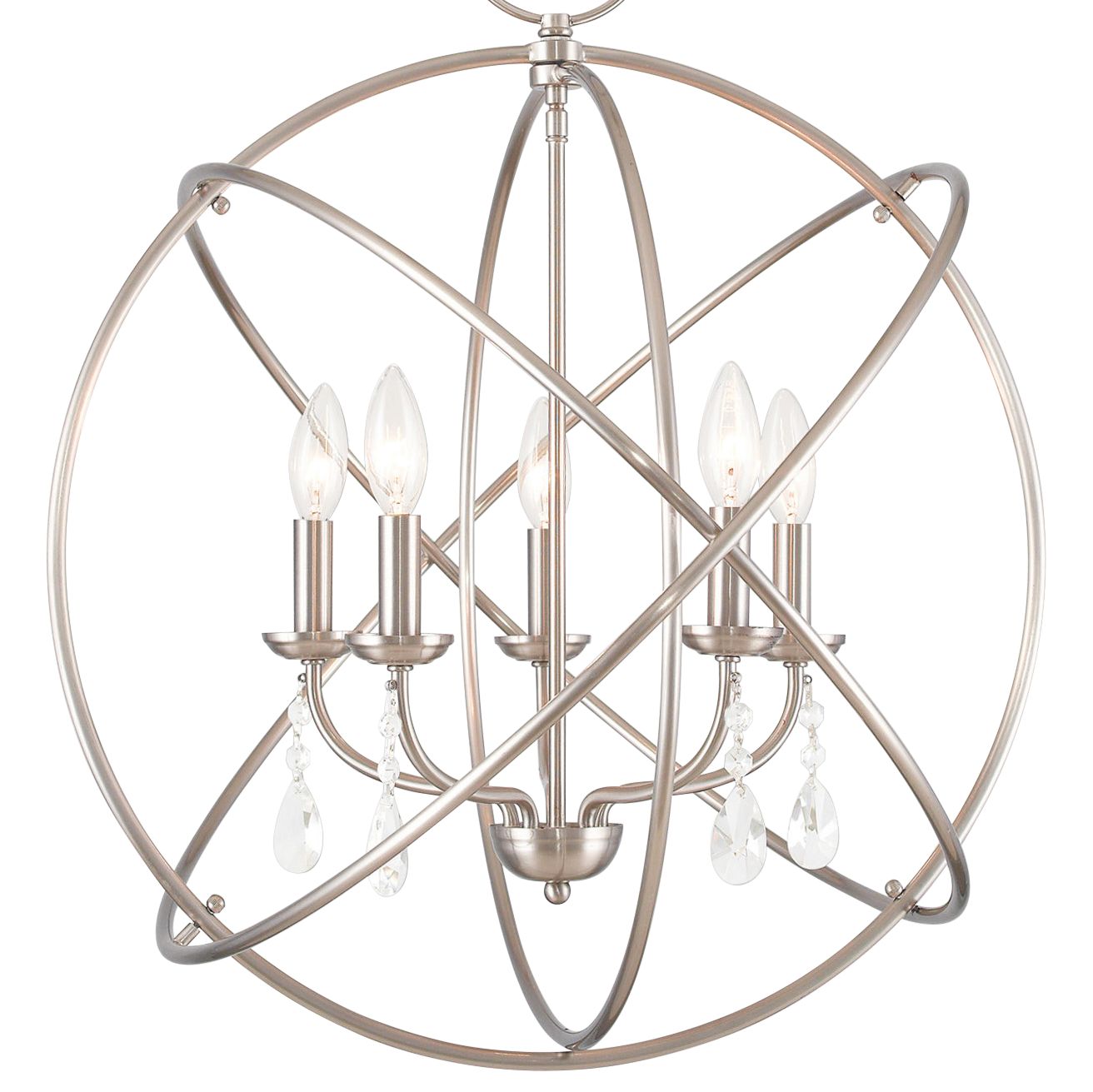 aria 5 light chandelier