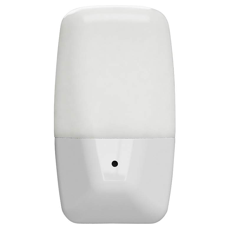 Image 1 Aria 3 1/4" Wide White Frosted LED Night Lights Set of 2