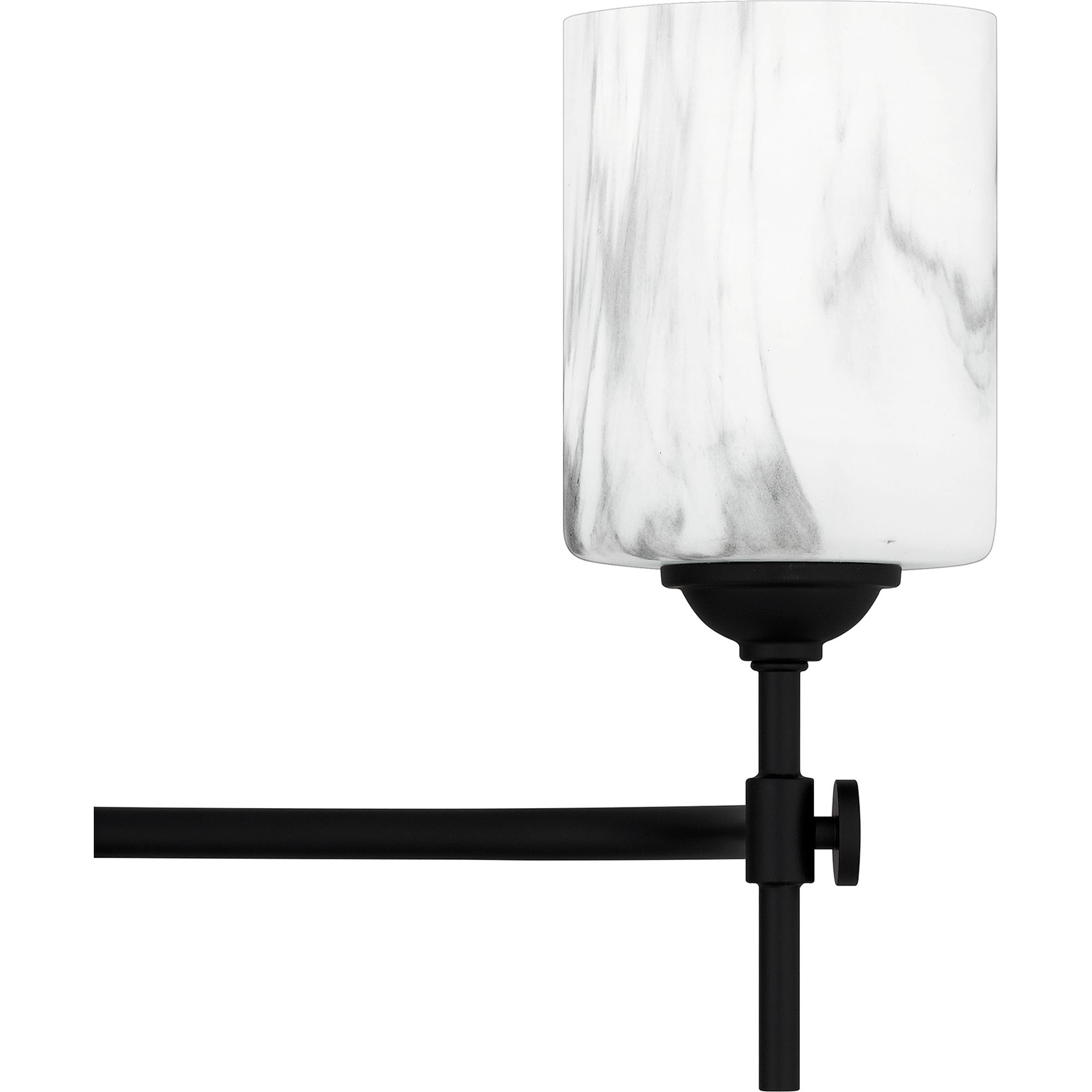 Aria 3-Light Matte Black Bath Light