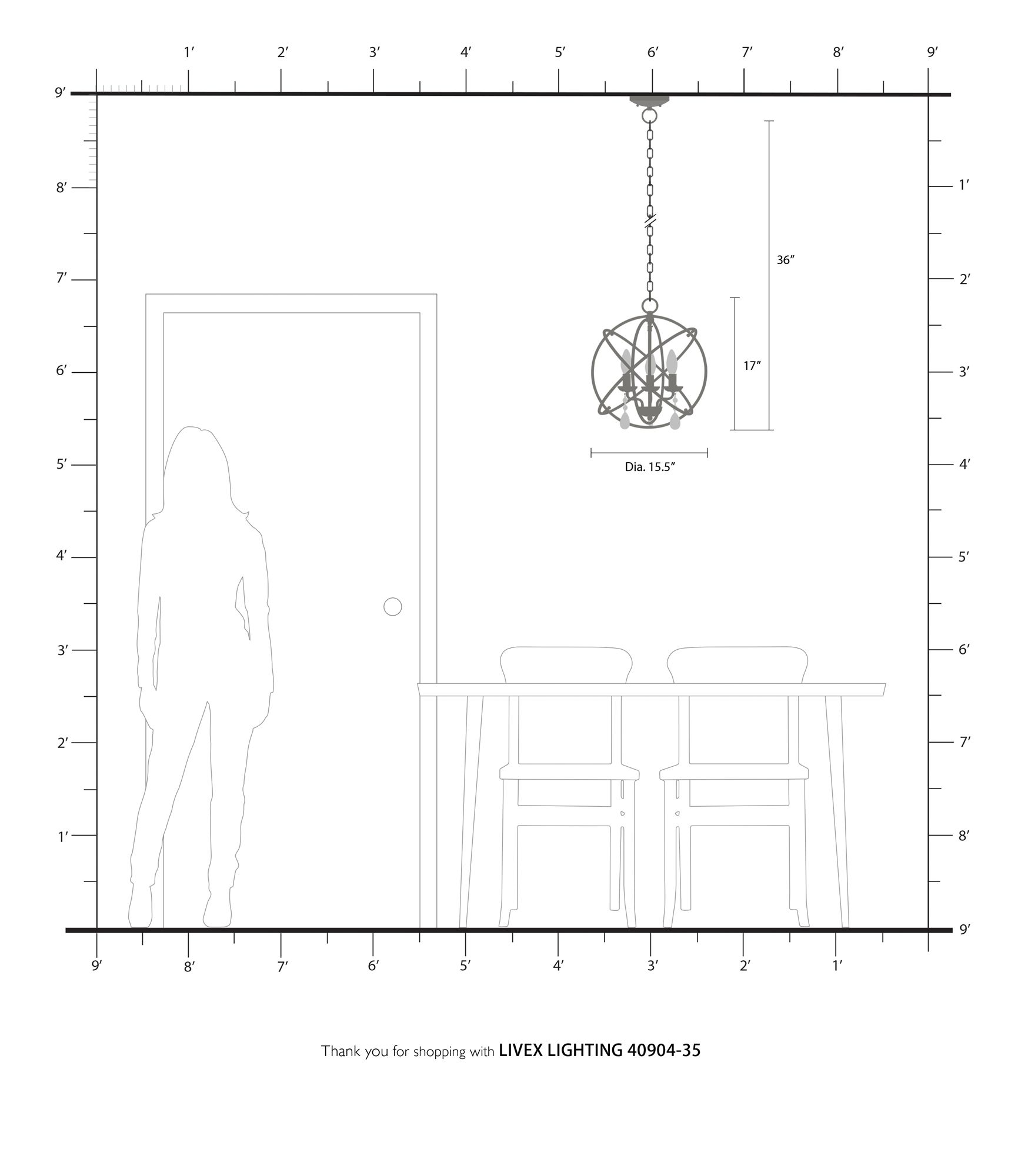 Aria 3 Light Polished Nickel Mini Chandelier/Ceiling Mount