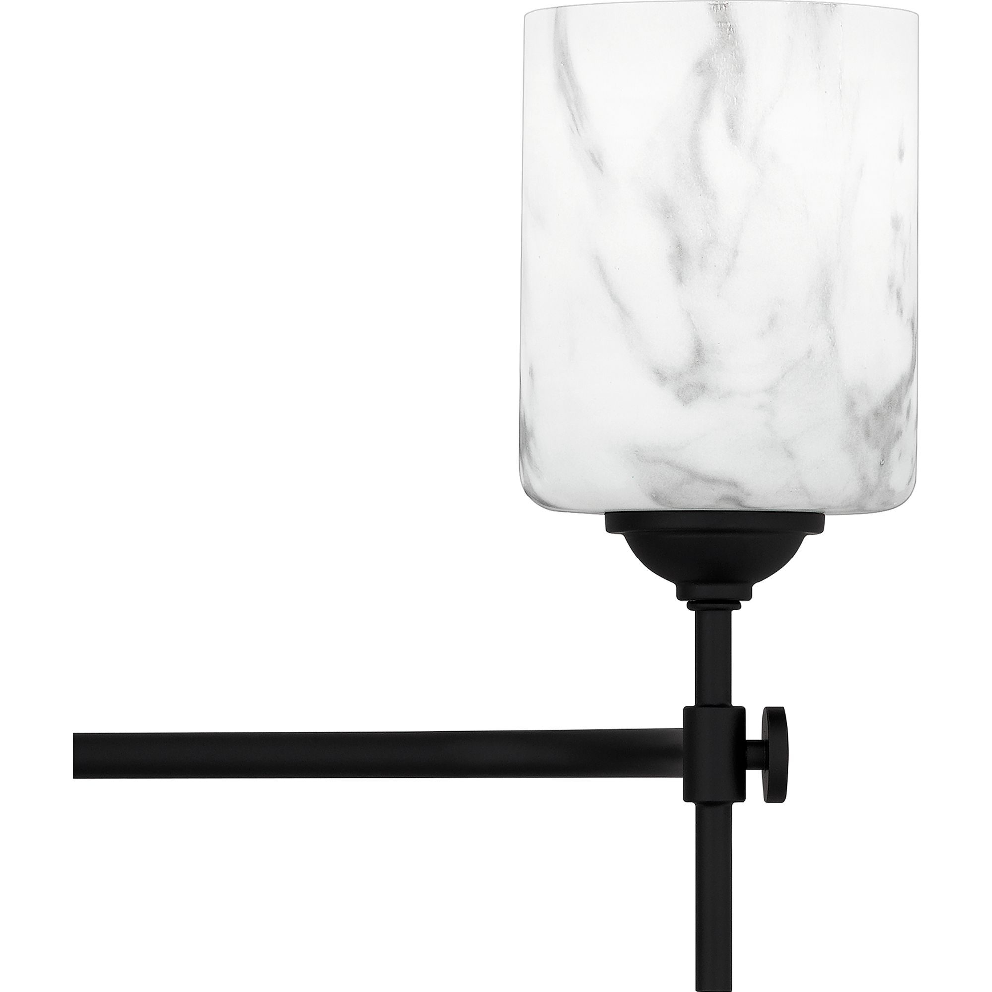 Aria 4-Light Matte Black Bath Light
