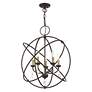 Thumbnail4 of Aria 5 Light Bronze Chandelier more views