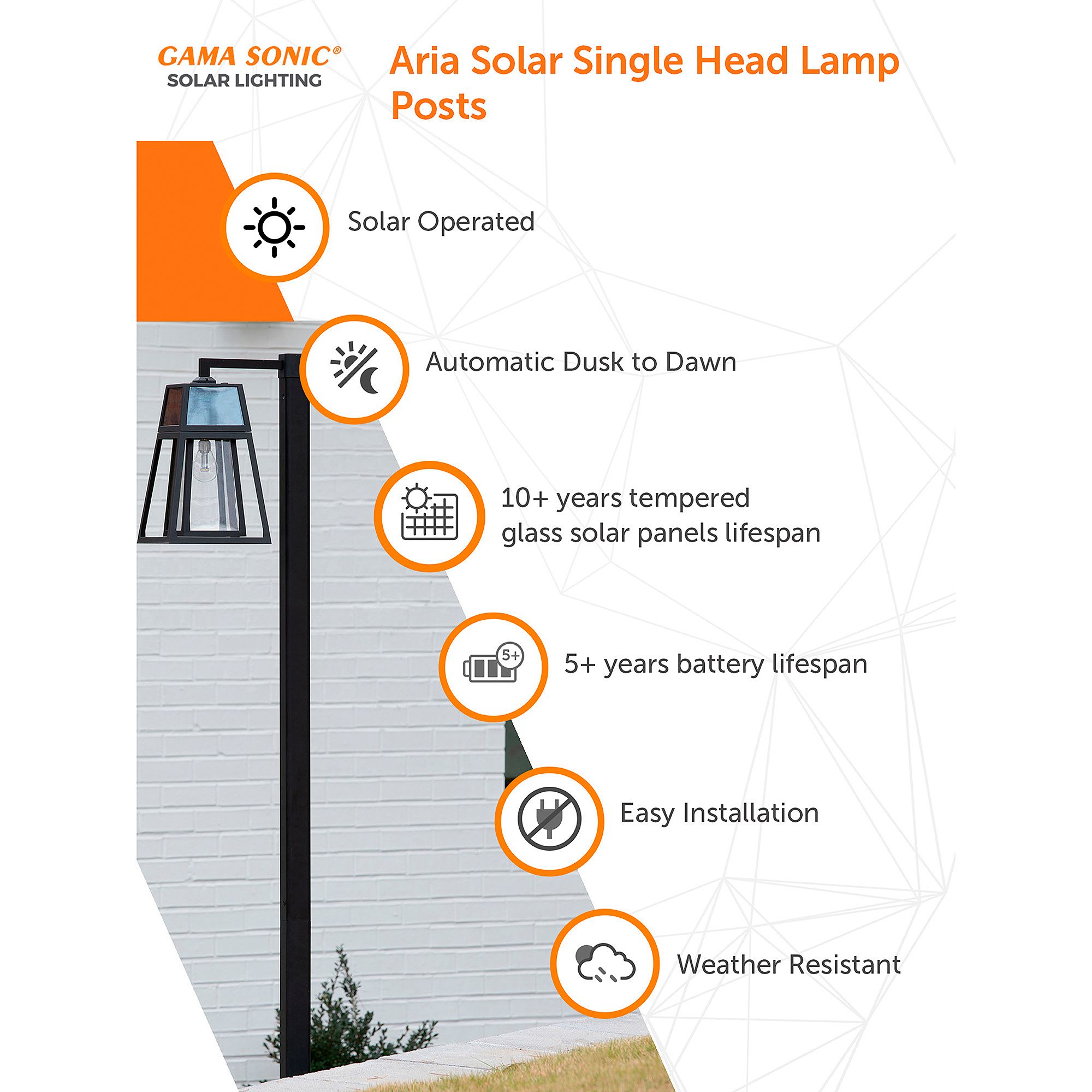 Aria 98 1/2" High Black Solar LED Post Light with Base