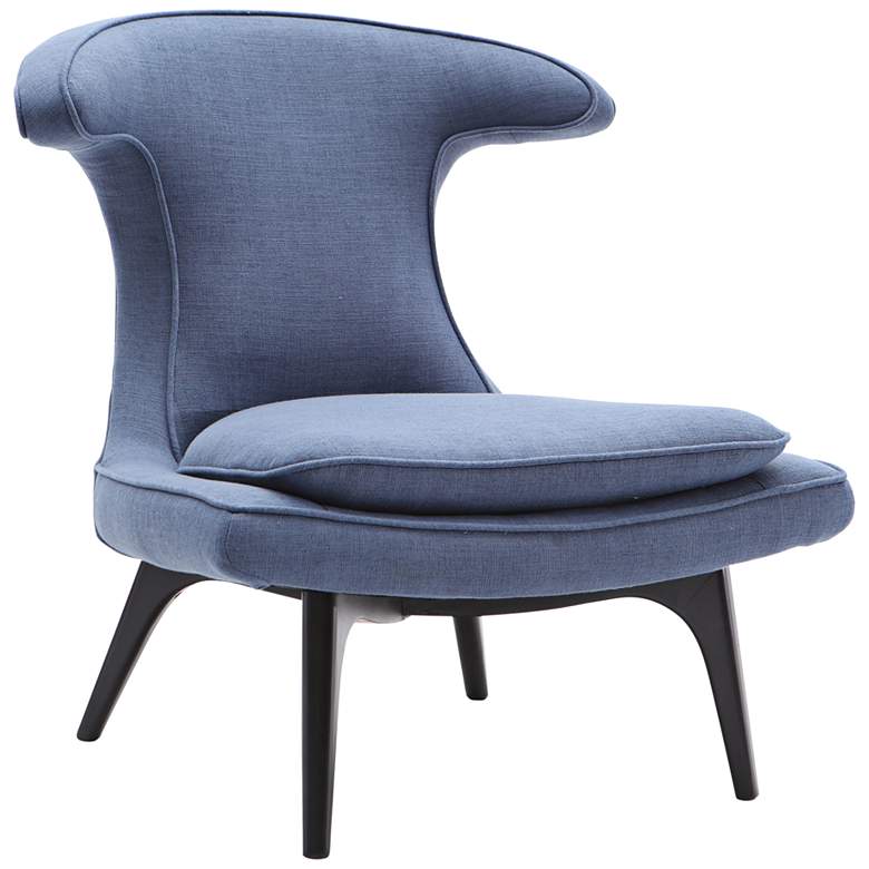 Image 1 Aria Blue Fabric Accent Chair