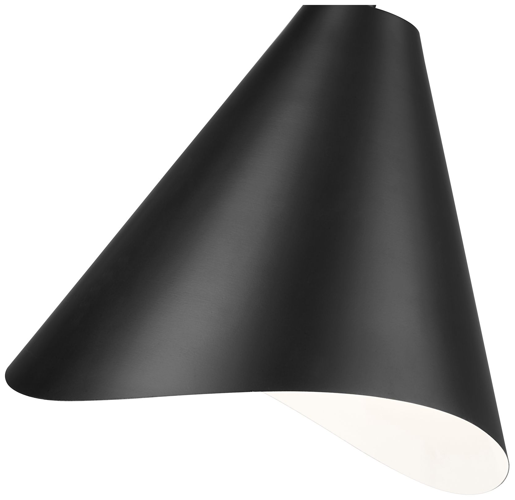 Image 4 Aria by Z-Lite Matte Black 12 inch 1 Light Pendant more views