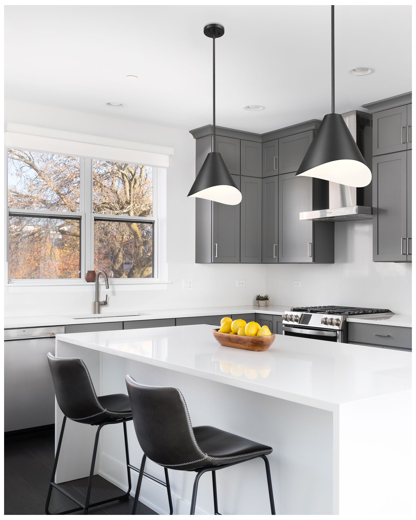 Image 7 Aria by Z-Lite Matte Black 12 inch 1 Light Pendant more views