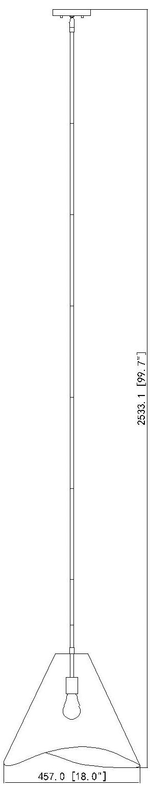 Image 6 Aria by Z-Lite Matte Black 18 inch 1 Light Pendant more views