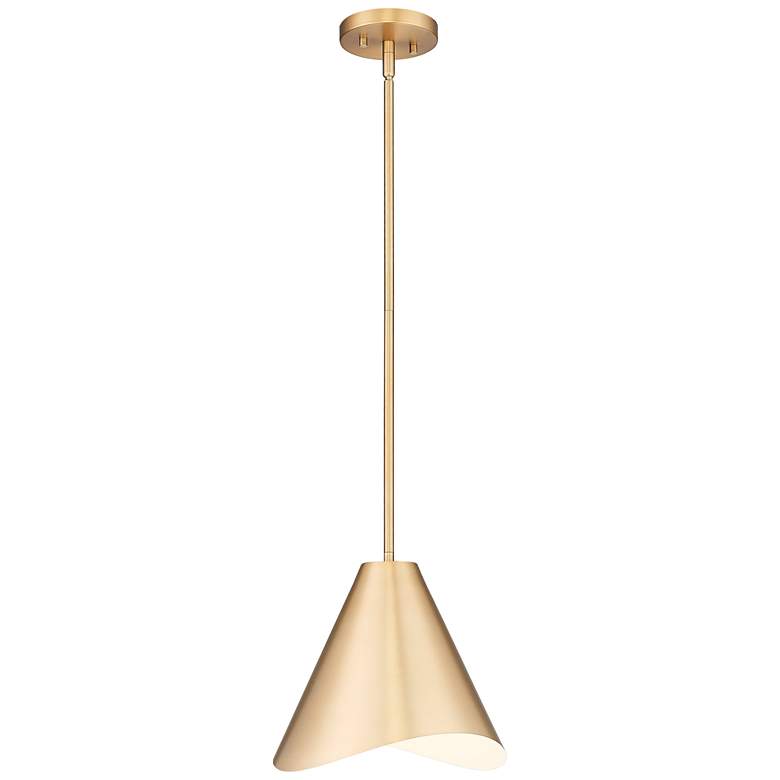 Image 1 Aria by Z-Lite Modern Gold 12 inch 1 Light Pendant