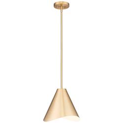 Aria by Z-Lite Modern Gold 12 inch 1 Light Pendant