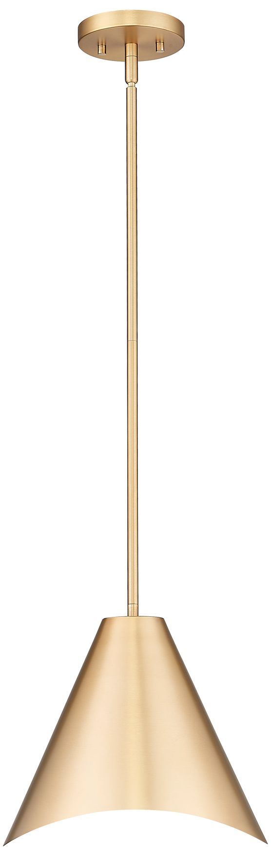 Image 3 Aria by Z-Lite Modern Gold 12 inch 1 Light Pendant more views