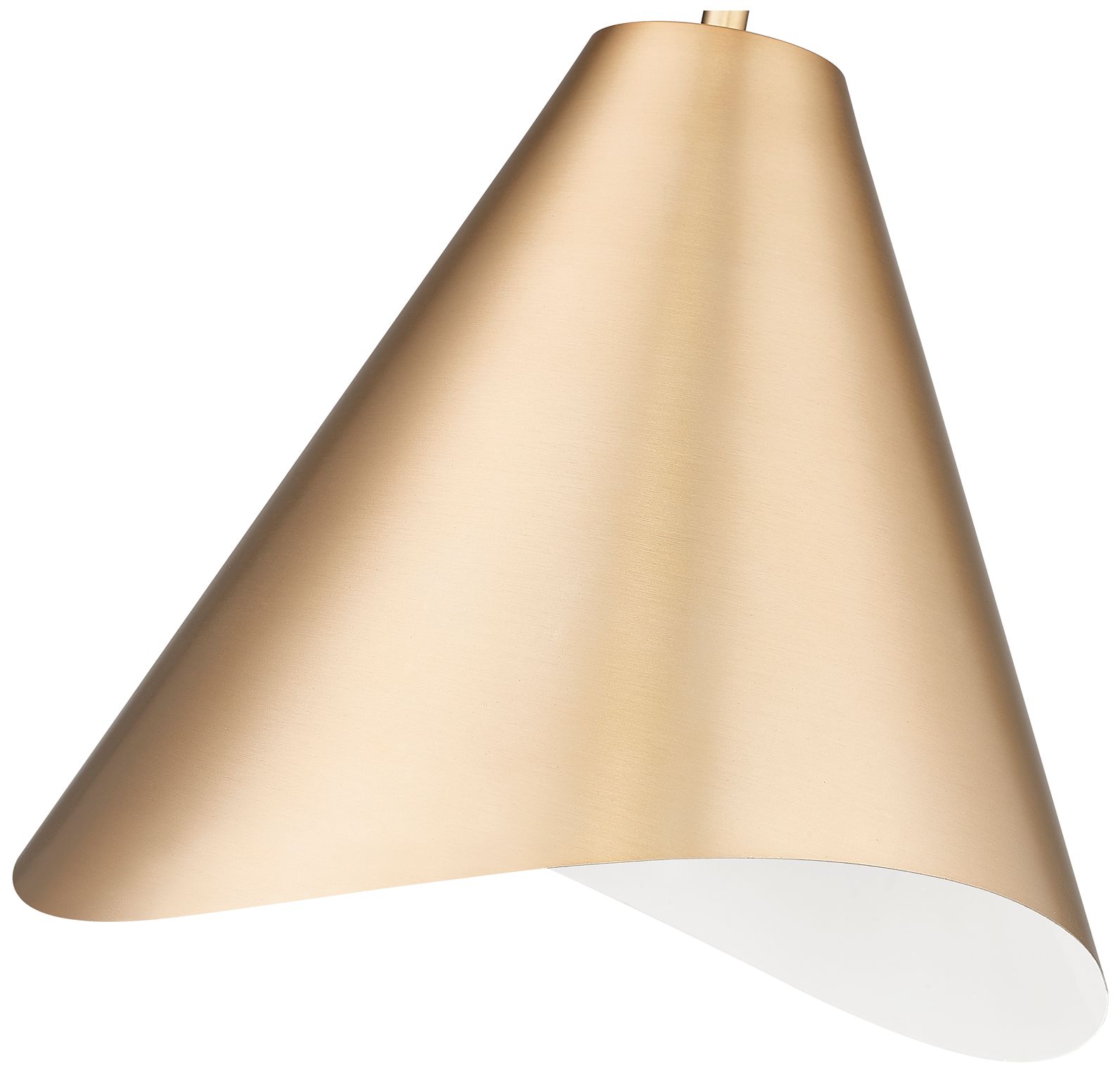 Image 4 Aria by Z-Lite Modern Gold 12 inch 1 Light Pendant more views