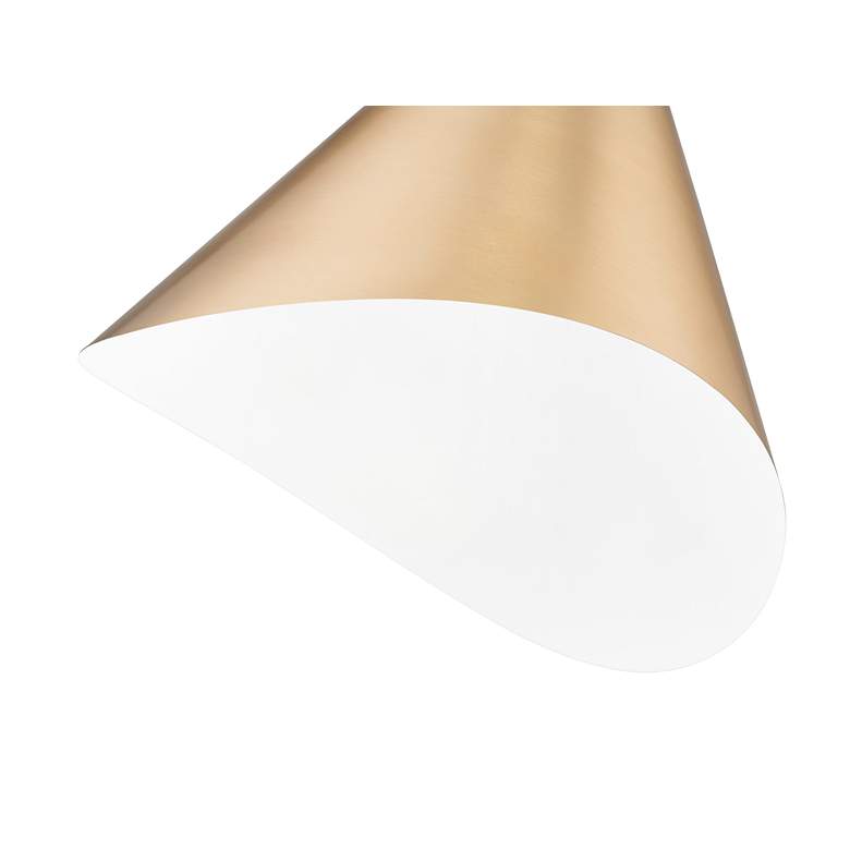 Image 4 Aria by Z-Lite Modern Gold 18 inch 1 Light Pendant more views