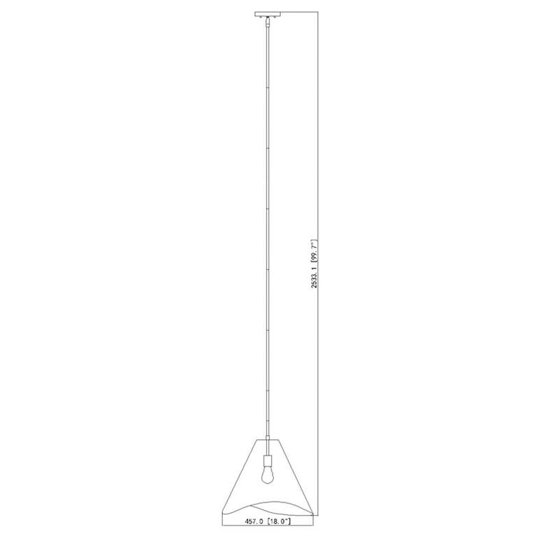 Image 6 Aria by Z-Lite Modern Gold 18 inch 1 Light Pendant more views