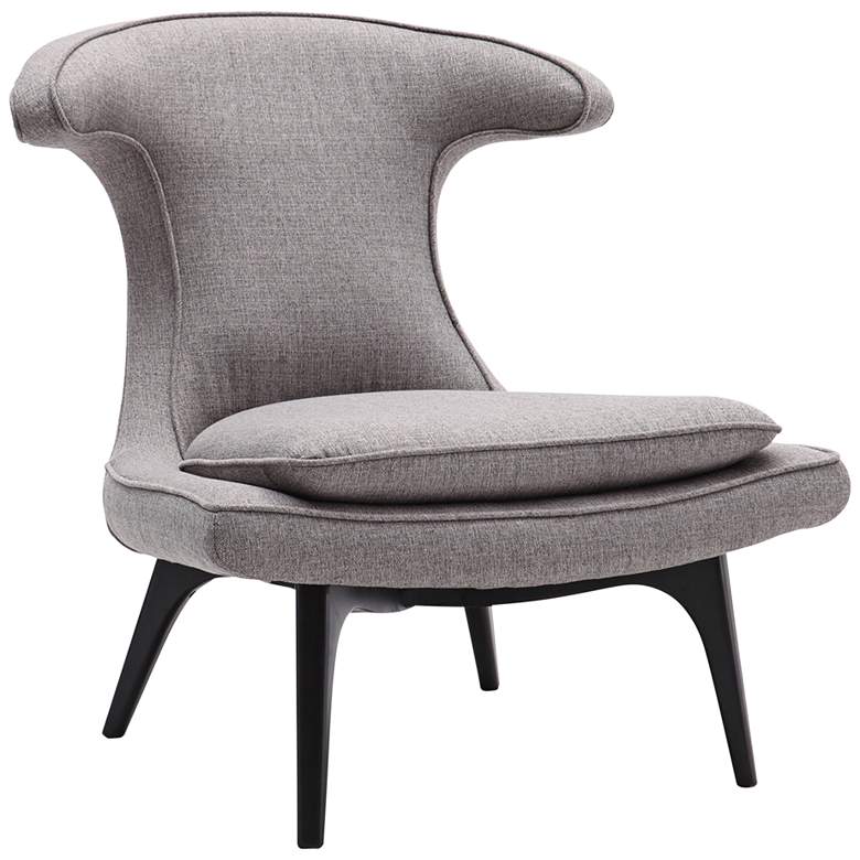 Image 1 Aria Gray Fabric Accent Chair