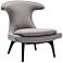Aria Gray Fabric Accent Chair