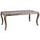 Aria Small Rectangular Distressed Wood Dining Table