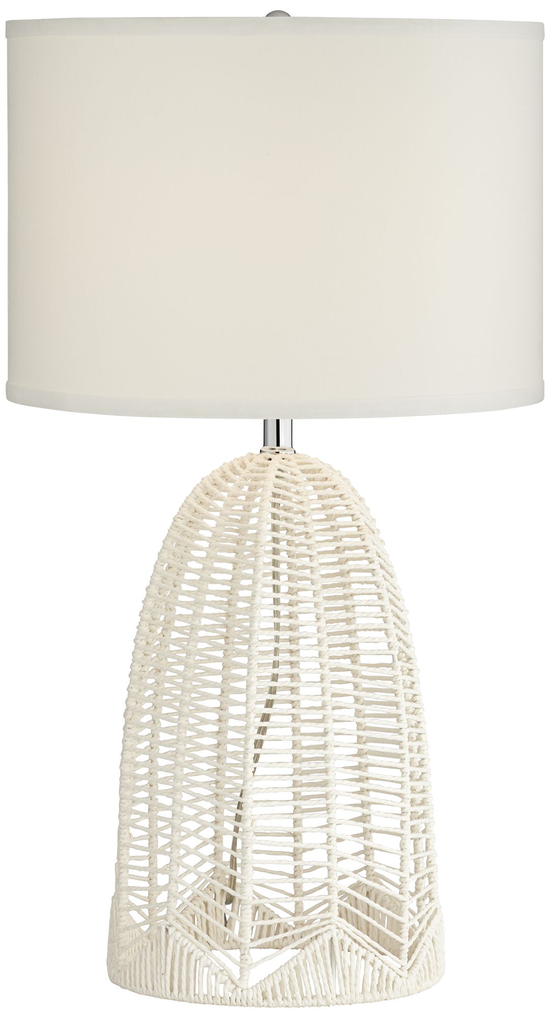 white rope lamp