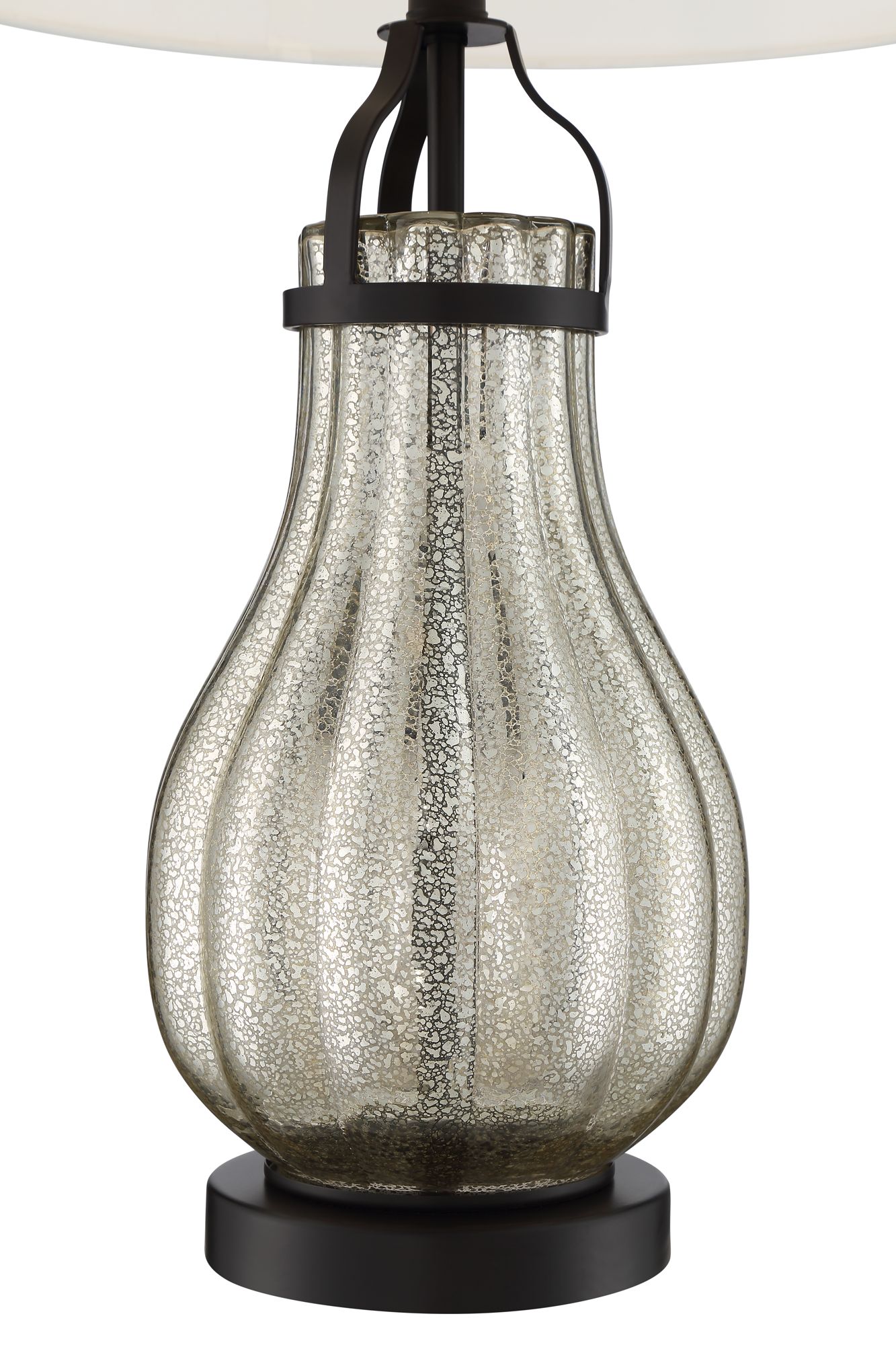 bronze mercury glass lamp