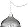 Ariana 14 1/4" Wide Hammered Steel Swag Pendant Light