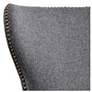 Ariana Dark Gray Fabric Dining Chair in scene