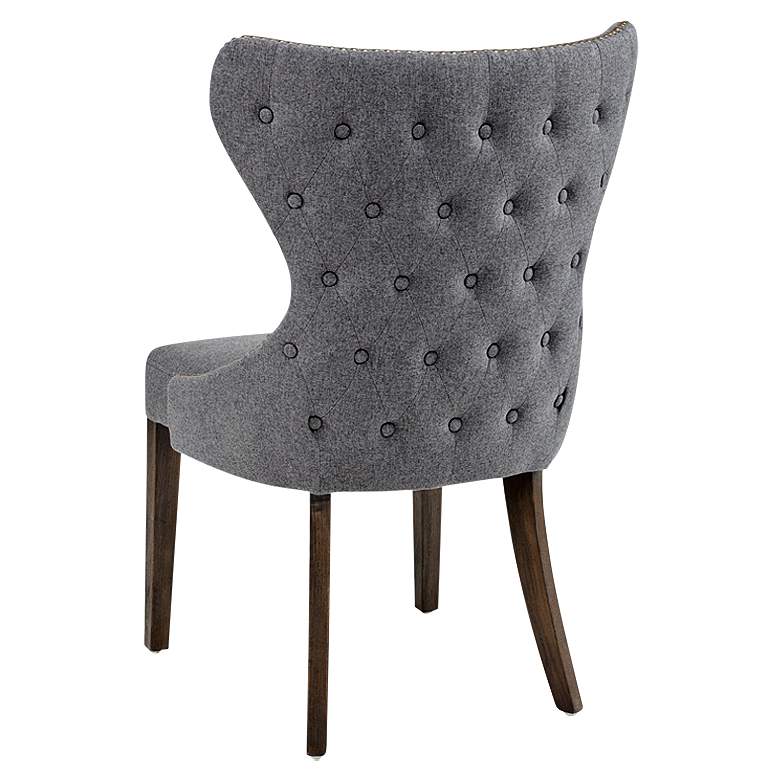 Image 7 Ariana Dark Gray Fabric Dining Chair more views