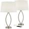 Ariana Ellipse Table Lamps Set of 2 with USB Ports