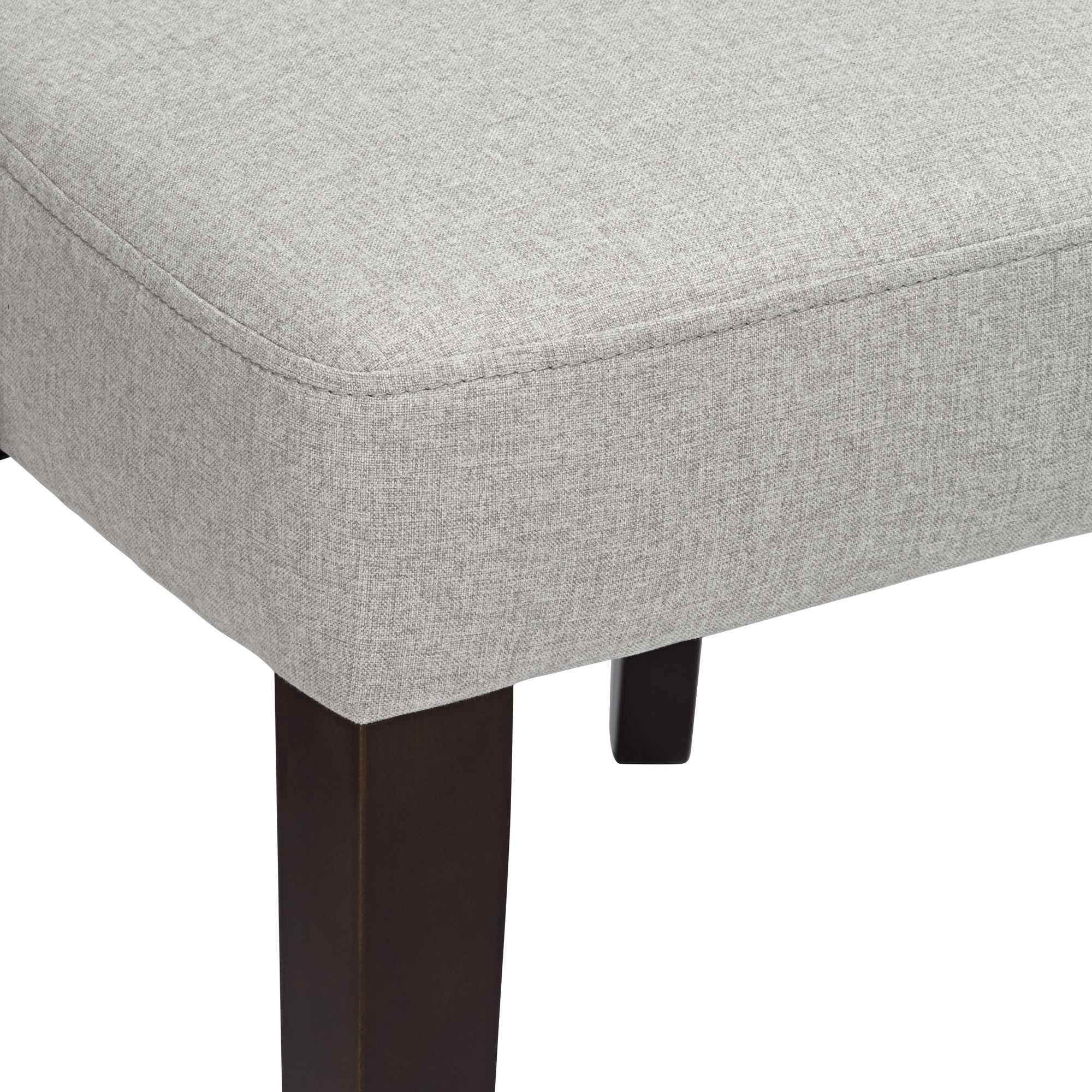 Ariana Light Gray Fabric Dining Chair 12W79 Lamps Plus