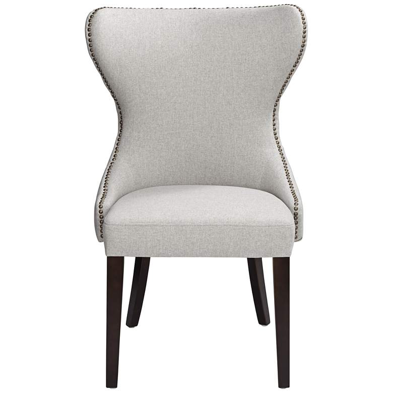 Image 7 Ariana Light Gray Fabric Dining Chair more views