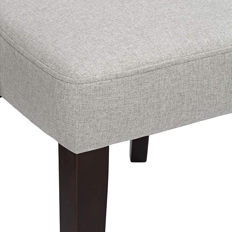 Image 6 Ariana Light Gray Fabric Tufted Dining Chairs Set of 2 more views