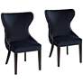 3_Ariana Navy Blue Velvet Tufted Dining Chairs Set of 2
