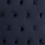 5_Ariana Navy Blue Velvet Tufted Dining Chairs Set of 2 more views