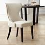 Ariana Sand Fabric Dining Chair in scene