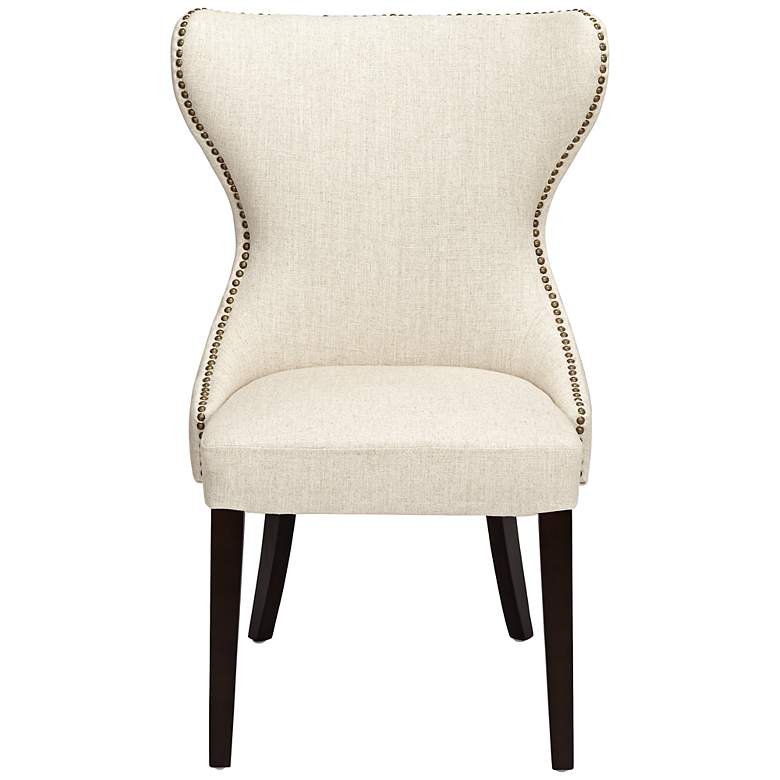 Image 7 Ariana Sand Fabric Tufted Dining Chairs Set of 2 more views