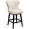 Ariana Sand Linen 25 1/2" Swivel Counter Stool