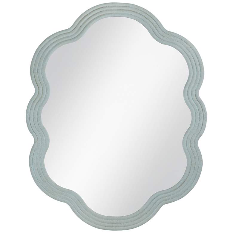 Image 1 Arianna 40" x 50" Matte Light Blue Wall Mirror