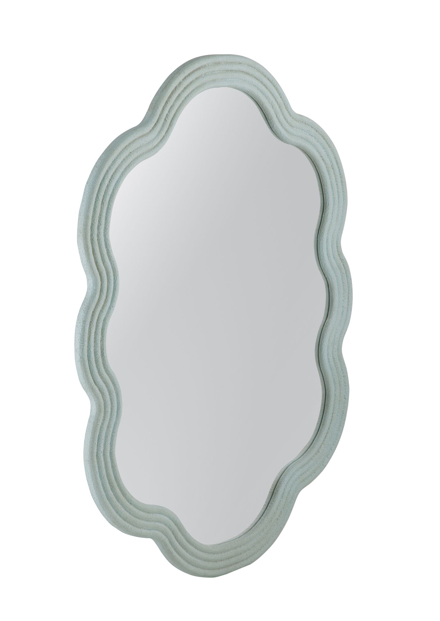 Image 2 Arianna 40" x 50" Matte Light Blue Wall Mirror more views