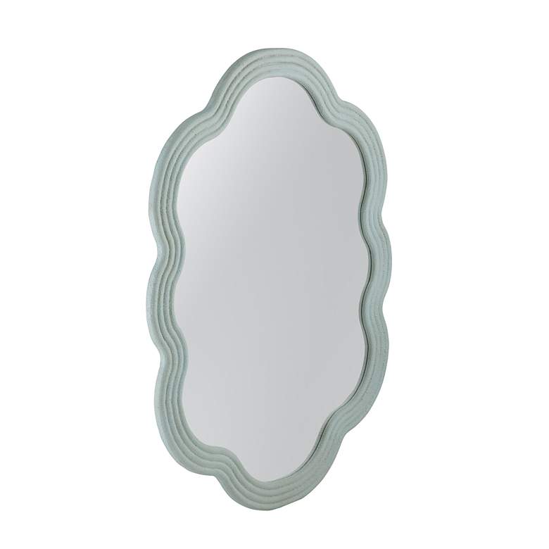 Image 2 Arianna 40" x 50" Matte Light Blue Wall Mirror more views