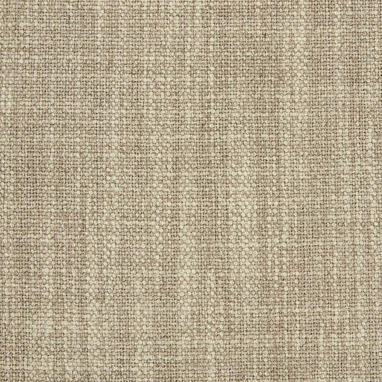 Image 5 Arianna Taupe Fabric Swoop Wing Chair more views