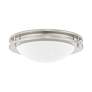 3_Ariel 2 Light Brushed Nickel Ceiling Mount more views