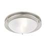 5_Ariel 2 Light Brushed Nickel Ceiling Mount more views