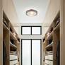 7_Ariel 2 Light Brushed Nickel Ceiling Mount more views